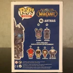 Funko Pop Games World of Warcraft #15 Arthas Vinyl Figure Bobblehead Vaulted Collectible With Protec - Funko Pop Figure
