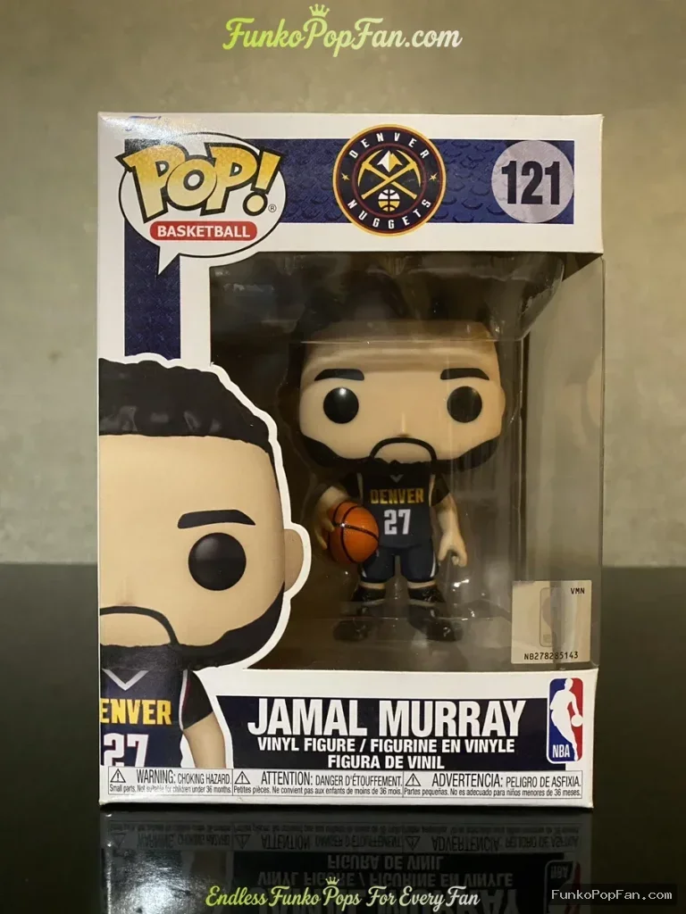 Basketball NBA #121 Jamal Murray Vinyl Figure Bobblehead Vaulted Collectible With Protector Funko Pop Figure