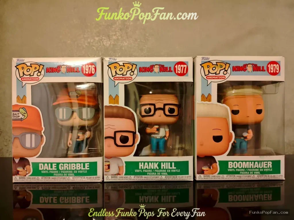 Bundle Funko Pop! King of the Hill 1976 #105 Dale Gribble Vinyl Figure Bobblehead Vaulted Collectible With Protector Funko Pop Figure