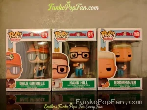 Bundle Funko Pop! King of the Hill 1976 #105 Dale Gribble Vinyl Figure Bobblehead Vaulted Collectible With Protector Funko Pop Figure