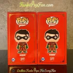 Lot of 2 Funko Pop! DC Heroes #377 Robin Chase + Robin Imperial Patina (2021 Summer Convention Limit - Funko Pop Figure