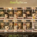 Bundle Funko Pop! Queen Freddie Mercury #02 / Brian May #03 / Roger Taylor #04 / John Deacon #06 Vinyl Figure Bobblehead Vaulted Collectible With Protector Funko Pop Figure
