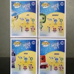 Bundle Funko Pop Inside Out #132 Joy / #134 Disgust / #135 Fear / #136 Anger Vinyl Figure Bobblehead - Funko Pop Figure