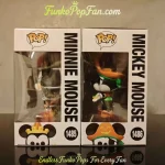 Funko Pop! Disney Halloween #1485 Minnie Mouse / Mickey Mouse #1486 Vinyl Figure Bobblehead Vaulted  - Funko Pop Figure