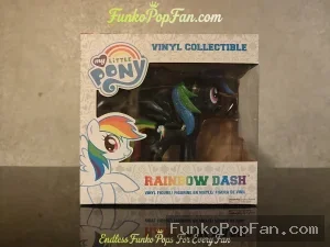 My Little Pony Rainbow Dash #145 Vinyl Figure Collectible Vinyl Figure Bobblehead Vaulted Collectible With Protector Funko Pop Figure