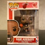Basketball #167 Bam Adebayo Vinyl Figure Bobblehead Vaulted Collectible With Protector Funko Pop Figure