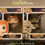 Bundle Funko Pop Movies #190 / #194 The Fifth Element Leeloo / Mangalore Vinyl Figure Bobblehead Vaulted Collectible With Protector Funko Pop Figure