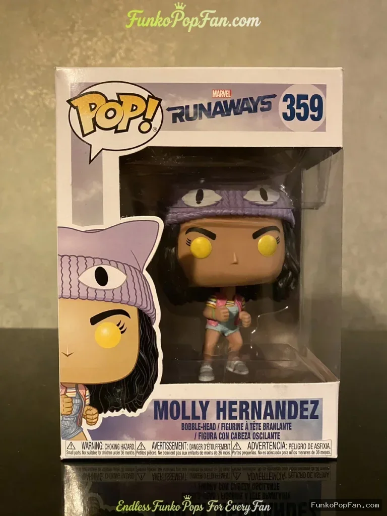 Marvel Molly Hernandez #359 Vinyl Figure Bobblehead Vaulted Collectible With Protector Funko Pop Figure