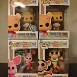 Bundle Funko Pop! Disney Winnie the Pooh #1512 Winnie the Pooh / Piglet #1514 / Tigger #1517 Vinyl Figure Bobblehead Vaulted Collectible With Protector Funko Pop Figure