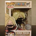 Animation One Piece #1277 Soba Mask Vinyl Figure Bobblehead Vaulted Collectible With Protector Funko Pop Figure