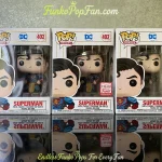 DC Heroes #402 Superman (Imperial Palace Metallic Summer Exclusive) Vinyl Figure Bobblehead Vaulted Collectible With Protector Funko Pop Figure