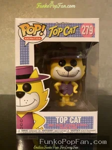 Animation Top Cat #279 Vinyl Figure Bobblehead Vaulted Collectible With Protector Funko Pop Figure