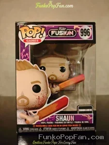 Games Fusion #996 Shaun Vinyl Figure Bobblehead Vaulted Collectible With Protector Funko Pop Figure