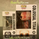 Funko Pop! Animation Attack on Titan #21 Mikasa Ackermann / Colossal Titan #23 Vinyl Figure Bobblehe - Funko Pop Figure