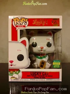 6 inches Asia Lucky Cat #279 Lucky Cat (SDCC 2024 Summer Convention Limited Edition) Vinyl Figure Bobblehead Vaulted Collectible With Protector Funko Pop Figure