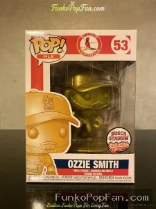 MLB St. Louis Cardinals #53 1300 Smith (Busch Stadium Exclusive) Vinyl Figure Bobblehead Vaulted Collectible With Protector Funko Pop Figure