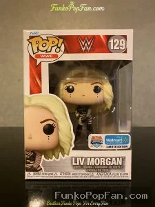 WWE Superstars #129 Liv Morgan (Fun Run, Walmart Exclusive) Vinyl Figure Bobblehead Vaulted Collectible With Protector Funko Pop Figure