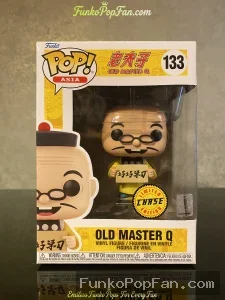 Asia Old Master Q #133 (Chase) Vinyl Figure Bobblehead Vaulted Collectible With Protector Funko Pop Figure