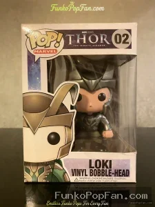 Marvel Thor #02 Loki 2013 Early edition #261414 Vinyl Figure Bobblehead Vaulted Collectible With Protector Funko Pop Figure