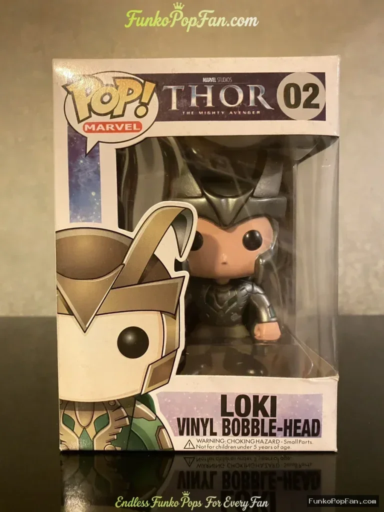 Marvel Thor #02 Loki 2013 Early edition #261414 Vinyl Figure Bobblehead Vaulted Collectible With Protector Funko Pop Figure