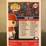 Funko Pop! MLB #08 Mike Trout Vinyl Figure Bobblehead Vaulted Collectible With Protector - Funko Pop Figure