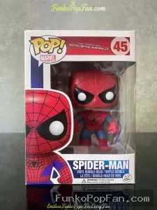 Marvel The Amazing Spider-Man 2 #45 Spider-Man Vinyl Figure Bobblehead Vaulted Collectible With Protector Funko Pop Figure