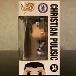 Funko Pop Football Chelsea #34 Christian Pulisic Vinyl Figure Bobblehead Vaulted Collectible With Pr - Funko Pop Figure