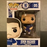 Football #05 Eden Hazard Vinyl Figure Bobblehead Vaulted Collectible With Protector Funko Pop Figure