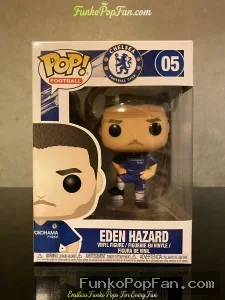 Football #05 Eden Hazard Vinyl Figure Bobblehead Vaulted Collectible With Protector Funko Pop Figure