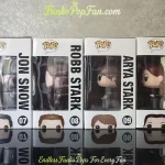 Bundle Funko Pop! Game of Thrones Jon Snow #07 / Robb Stark #08 / Arya Stark #09 / Sansa Stark #28 V - Funko Pop Figure