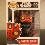 Star Wars #09 Darth Maul Vinyl Figure Bobblehead Vaulted Collectible With Protector Funko Pop Figure