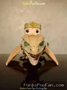 Game of Thrones Daenerys Targaryen with Drogon #123 (Variant) Vinyl Figure Bobblehead Vaulted Collectible With Protector Funko Pop Figure