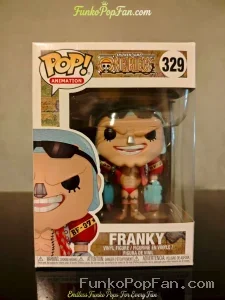 Animation One Piece #329 Franky Vinyl Figure Bobblehead Vaulted Collectible With Protector Funko Pop Figure
