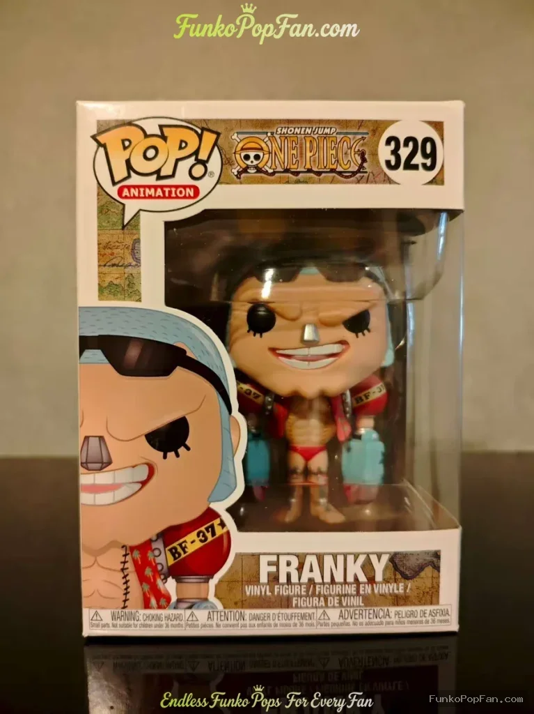 Animation One Piece #329 Franky Vinyl Figure Bobblehead Vaulted Collectible With Protector Funko Pop Figure