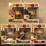 Bundle Funko Pop! TV Yellowstone #1560 Beth Dutton / Jimmy Hurdstrom #1561 / Lloyd Pierce #1562 / John Dutton #1563 / Teeter #1564 Vinyl Figure Bobblehead Vaulted Collectible With Protector Funko Pop Figure