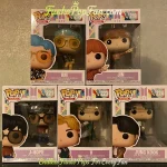 Bundle Funko Pop! Asia BTS #19 RM / Jin #20 / J-Hope #21 / V #22 / Jung Kook #23 Vinyl Figure Bobblehead Vaulted Collectible With Protector Funko Pop Figure
