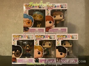 Bundle Funko Pop! Asia BTS #19 RM / Jin #20 / J-Hope #21 / V #22 / Jung Kook #23 Vinyl Figure Bobblehead Vaulted Collectible With Protector Funko Pop Figure