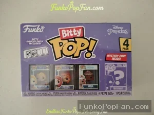 Bundle Funko Pop! Disney Princess Bitty Pop! Cinderella 4-Pack Vinyl Figure Bobblehead Vaulted Collectible With Protector Funko Pop Figure
