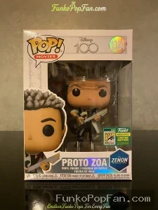 Movies Disney 100 #1364 Proto Zoa (SDCC 2024 Zenon Limited Edition) Vinyl Figure Bobblehead Vaulted Collectible With Protector Funko Pop Figure