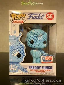 Funko Freddy Artist Series #SE Fundays Box Of Fun 1000 Pcs (Blue with White Crowns) Vinyl Figure Bobblehead Vaulted Collectible With Protector Funko Pop Figure