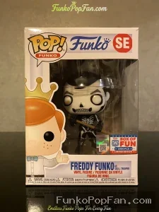 Freddy Funko as Skull Trooper 2000 pcs Fornite Box of Fun 2021 Vinyl Figure Bobblehead Vaulted Collectible With Protector Funko Pop Figure