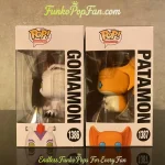 Bundle Funko Pop! Digimon Animation Gomamon #1386 / Patamon #1387 Vinyl Figure Bobblehead Vaulted Co - Funko Pop Figure