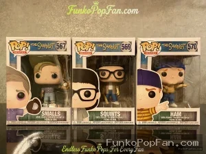 Bundle Funko Pop! Movies The Sandlot #567 Smalls + #569 Squints + #570 Ham Vinyl Figure Bobblehead Vaulted Collectible With Protector Funko Pop Figure