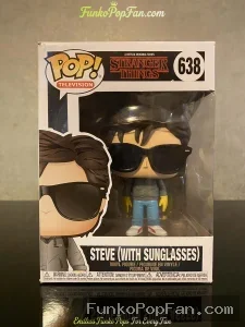 Television Stranger Things #638 Steve (With Sunglasses) Vinyl Figure Bobblehead Vaulted Collectible With Protector Funko Pop Figure