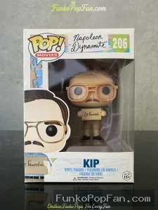 Movies Napoleon Dynamite #206 Kip 2016 Vinyl Figure Bobblehead Vaulted Collectible With Protector Funko Pop Figure