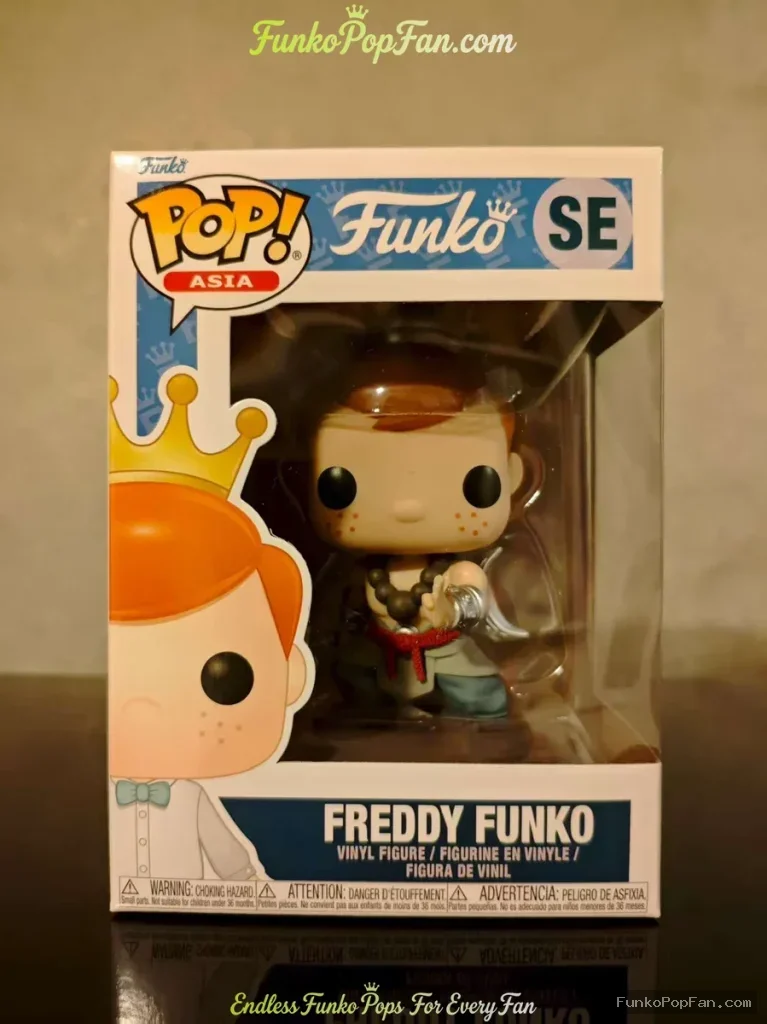 UNRELEASED Asia Freddy Funko as Lu Zhi Shen LE1000 Vinyl Figure Bobblehead Vaulted Collectible With Protector Funko Pop Figure