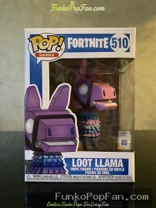 #510 Games Fortnite Loot Llama Vinyl Figure Bobblehead Vaulted Collectible With Protector Funko Pop Figure