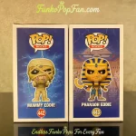 Funko Pop Rocks Iron Maiden #442 Mummy Eddie / #443 Pharaoh Eddie Vinyl Figure Bobblehead Vaulted Co - Funko Pop Figure