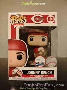 MLB Great American Ball Park Exclusive #83 Johnny Bench Vinyl Figure Bobblehead Vaulted Collectible With Protector Funko Pop Figure