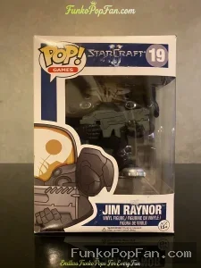 Games StarCraft II #19 Jim Raynor Vinyl Figure Bobblehead Vaulted Collectible With Protector Funko Pop Figure